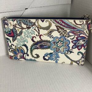 Chico's Multicolor Paisley Clutch